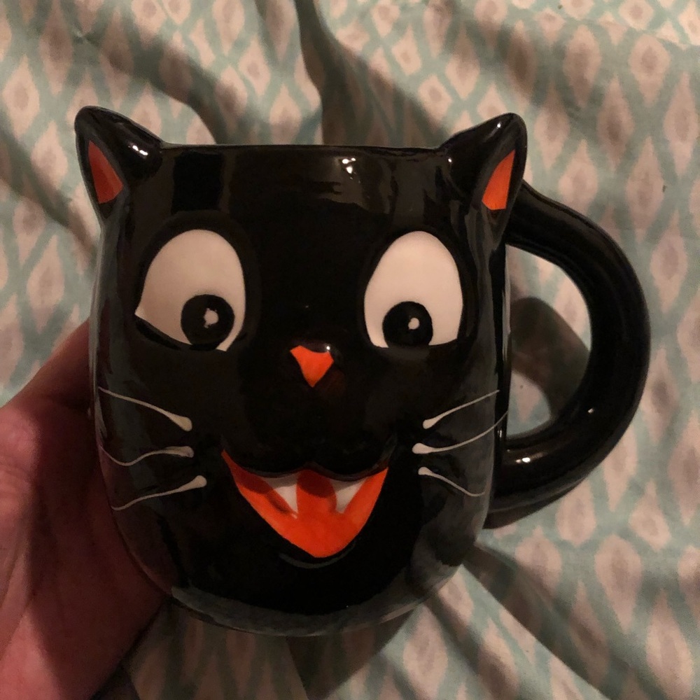 New Halloween Black Cat Ceramic Mug